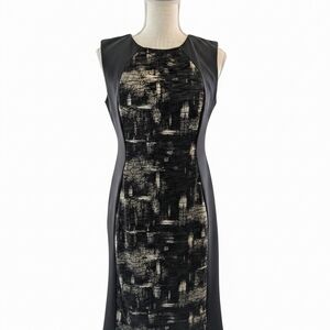 R&M Richards Size 6/M Dress Elegant Metallic Cocktail Formal Business Classic